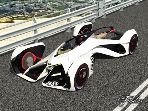 chevrolette chaparral 2x vision gt environment Model 3D