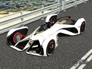 chevrolette chaparral 2x vision gt environment 3D Model