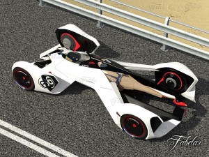 chevrolette chaparral 2x vision gt environment Model 3D