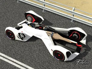 chevrolette chaparral 2x vision gt environment 3D Model