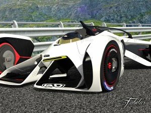 chevrolette chaparral 2x vision gt environment 3D Model