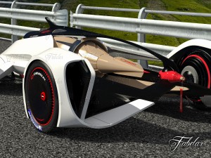 chevrolette chaparral 2x vision gt environment Model 3D
