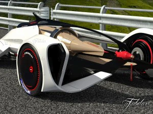 chevrolette chaparral 2x vision gt environment 3D Model