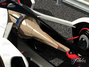 chevrolette chaparral 2x vision gt environment 3D Model