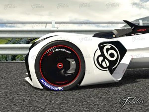 chevrolette chaparral 2x vision gt environment 3D Model