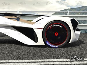 chevrolette chaparral 2x vision gt environment Model 3D