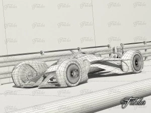 chevrolette chaparral 2x vision gt environment 3D Model