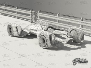 chevrolette chaparral 2x vision gt environment Model 3D