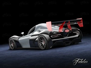 concept car 01 3D Model