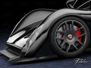 concept car 01 3D Model