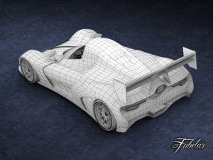 concept car 01 3D मॉडल