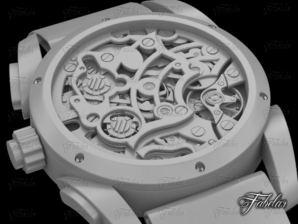 watch 25 no textures 3D Model .c4d .max .obj .3ds .fbx .stl .blend 