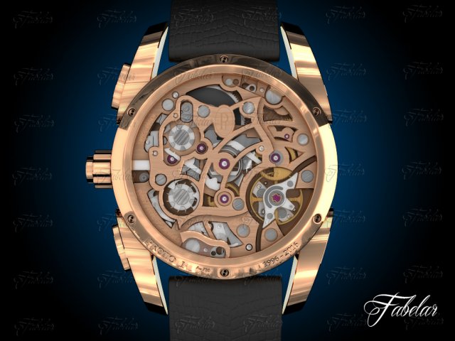 watch mechanism 25 Modelo 3D .c4d .max .obj .3ds .fbx .stl .blend 