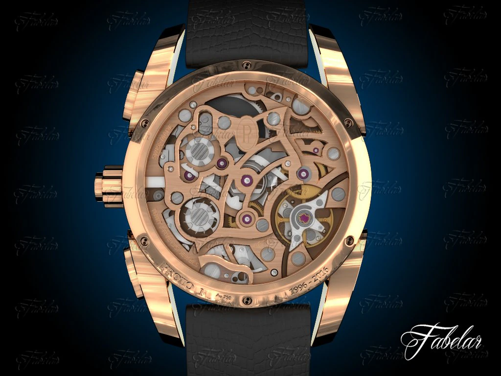 watch mechanism 25 3D Model .c4d .max .obj .3ds .fbx .stl .blend