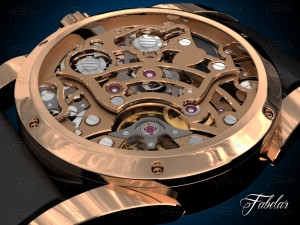watch mechanism 25 Modelo 3D