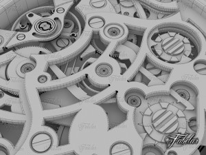 watch mechanism 25 Modelo 3D