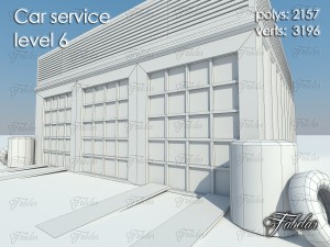 car service level 6 3D 模型