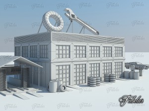 car service level 10 Model 3D