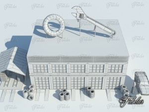 car service level 10 Model 3D