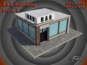 bar all 10 levels Modèle 3D