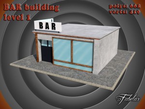 bar all 10 levels Modèle 3D