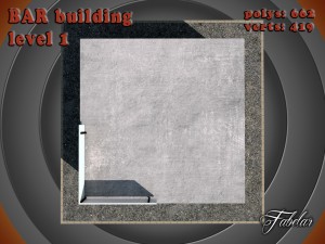 bar all 10 levels Modèle 3D