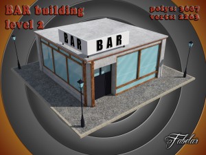 bar all 10 levels Modèle 3D