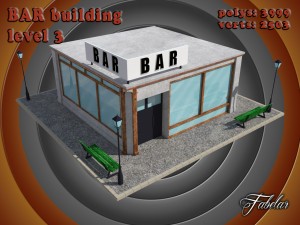 bar all 10 levels Modèle 3D