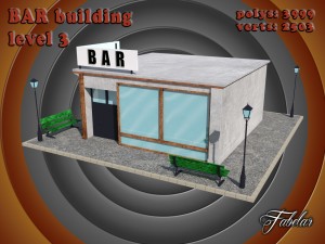 bar all 10 levels Modèle 3D