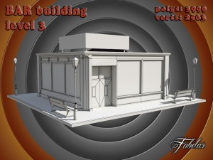 bar all 10 levels Modèle 3D