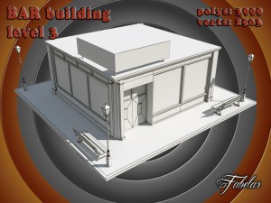 bar all 10 levels Modèle 3D