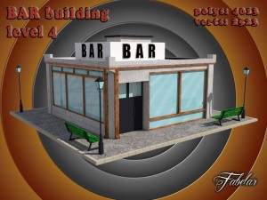bar all 10 levels Modèle 3D