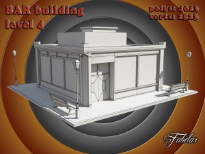 bar all 10 levels Modèle 3D
