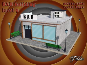 bar all 10 levels Modèle 3D