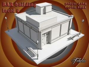 bar all 10 levels Modèle 3D