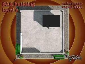 bar all 10 levels Modèle 3D