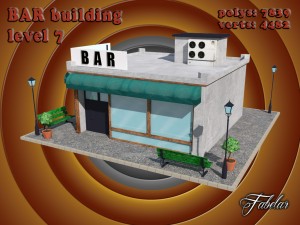 bar all 10 levels Modèle 3D