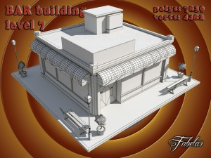 bar all 10 levels Modèle 3D