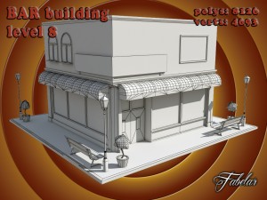 bar all 10 levels Modèle 3D