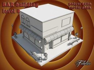 bar all 10 levels Modèle 3D