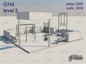 gym level 3 3D Model
