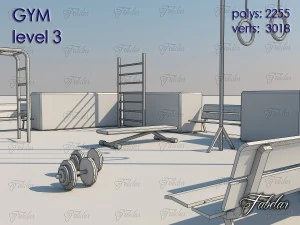 gym level 3 3D Model