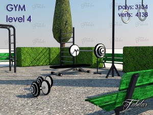 gym level 4 Model 3D