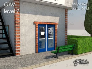 체육관 7층 3D 모델