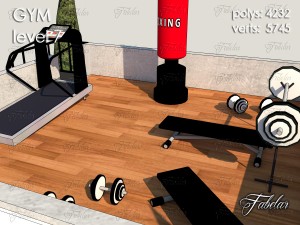 gym level 7 3D Model