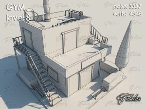 gym level 8 3D Model