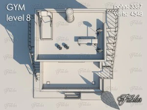 gym level 8 3D Model