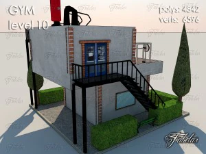 gym level 10 3D Model