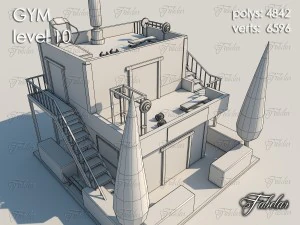 gym level 10 3D Model