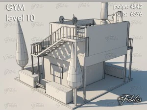 gym level 10 3D Model